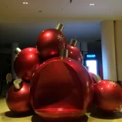 Yilbasi Koltuk Dekor