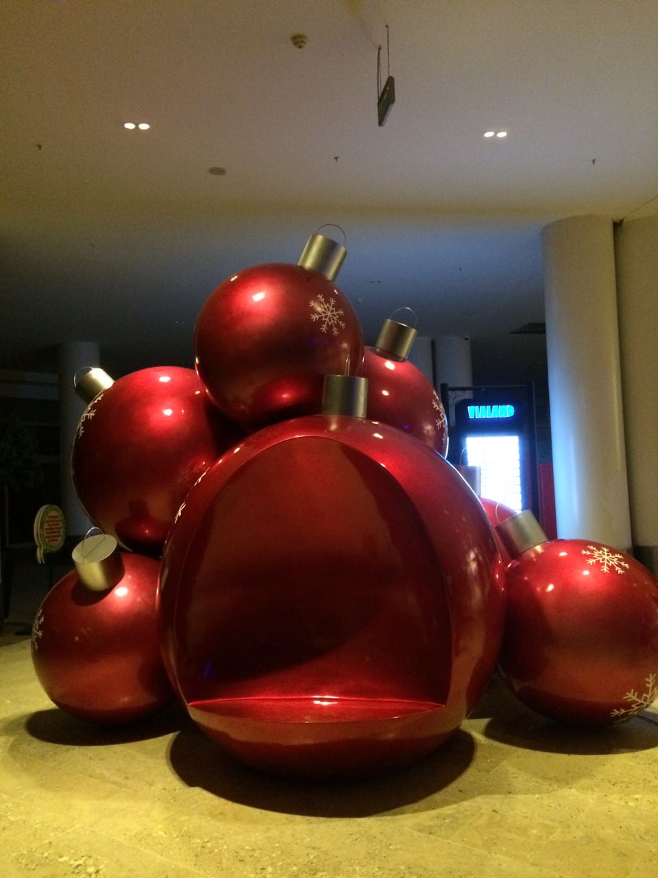 Yilbasi Koltuk Dekor